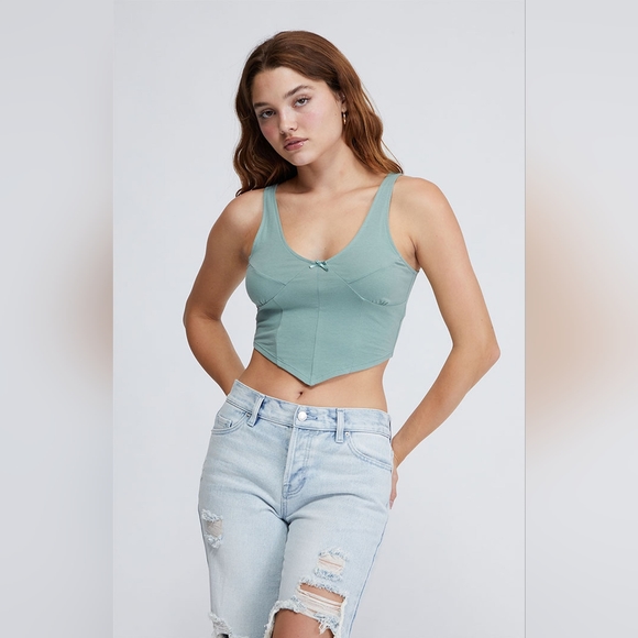 PacSun Tops - PacCares Study Sesh Corset Top Size Small